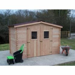 Habrita Abri DALIA Madriers Douglas 20 Mm Sans Plancher 5,24 M² -France Abri de jardin Soldes Boutique 8338834 4