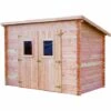 Habrita Abri DALMAT Madriers Douglas 20 Mm Sans Plancher, Toit Mono-pente 5,62 M² 2 Habrita Abri DALMAT Madriers Douglas 20 Mm Sans Plancher, Toit Mono-pente 5,62 M² -France Abri de jardin Soldes Boutique 8338835 1