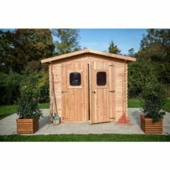 Habrita Abri DOMMAR Madriers Douglas 28 Mm - 6,33 M² - Sans Plancher - Toit Double Pente 9 Habrita Abri DOMMAR Madriers Douglas 28 Mm - 6,33 M² - Sans Plancher - Toit Double Pente -France Abri de jardin Soldes Boutique 8338839 3