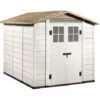 GARDIUN Abri De Jardin En Résine Tuscany Evo 240 6 M² 262x230x220 Cm Blanc/Beige 2 GARDIUN Abri De Jardin En Résine Tuscany Evo 240 6 M² 262x230x220 Cm Blanc/Beige -France Abri de jardin Soldes Boutique 9856657 1