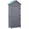 Outsunny Armoire Abri De Jardin Remise Pour Outils 3 étagères 2 Porte Loquets Toit Pente Bitumé 84L X 51l X 188H Cm Pin Massif Traité Gris - Gris 1 Outsunny Armoire Abri De Jardin Remise Pour Outils 3 étagères 2 Porte Loquets Toit Pente Bitumé 84L X 51l X 188H Cm Pin Massif Traité Gris - Gris -France Abri de jardin Soldes Boutique 9859729 1